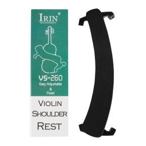 IRIN | IRIN Violin Shoulder Rest 3/4 4/4 Black Fiddle Shoulder Pad Support Detachable Adjustable Stringed Instrument Accessories