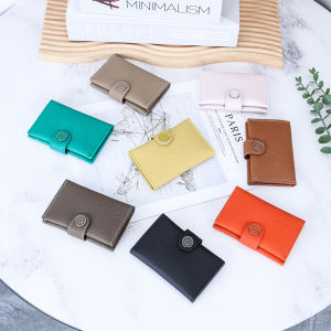 Genuine Genuine Leather Card Holder Drivers License Storage Bag First Layer Cowhide Multi-Card Slot Design High-End Business Card Coin Pur