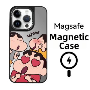 VORRYELL | Cute Cartoon Mirror Magnetic Shockproof iPhone Case