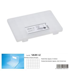 Layered Sectional Organizer Desktop Storage Box
