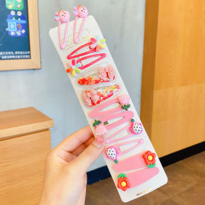 Cute Cartoon Baby Girl Hair Clips Korean Style Childrens Accessories Side Bun Clip Baby Toddler Hairpins Hair Accessories