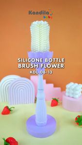 Kandila Baby Silicone Bottle Brush Flower - Pembersih Botol Bayi