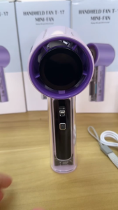 พัดลมพกพาแบตอึดชาร์จแบตได้ พัดลม usb พัดลมมือถือ ตั้งแคมป์กลางแจ้ง ความเร็วสูง ทํางานเงียบ ปรับความเร็วได้ 100 ระดับ