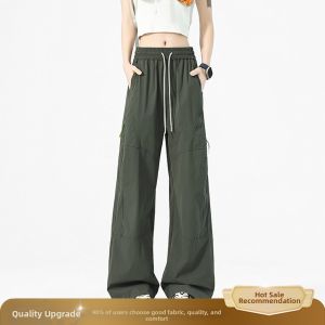 OUMULONG | Mens Breathable Quick-dry Ice-silk Sport Pants
