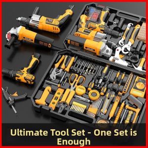 Multifunctional Home & Woodworking Tool Kit Gift Set