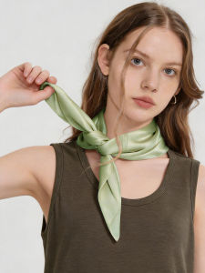 Petit Bari | French Style Soft Glow Silk Scarf 53cm