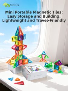 PANDUOXIANG | Colorful Portable Magnetic Building Tiles for Children Educational Toys
