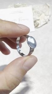 10 Chiếc 304 Thép Không Gỉ Có Thể Điều Chỉnh Vòng Viền Trống Tròn Cabochon Đế 8-14mm Để DIY Trang Sức Làm