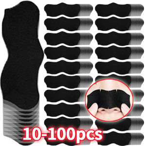 Kimou 100 Miếng dán làm sạch mặt nạ lột thu nhỏ lỗ mũi cho nam nữ làm sạch sâu mũi loại bỏ mụn đầu đen dụng cụ làm sạch chăm sóc da