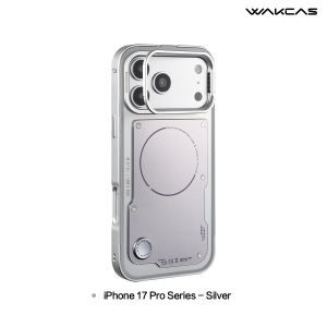 WAKCAS | Metal Magnetic Detachable Stylish Phone Case for iPhone 18