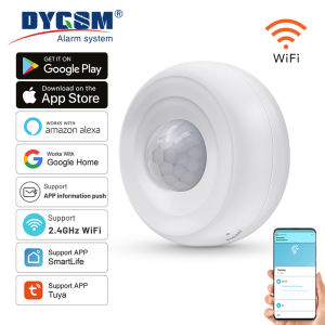 Tuya WiFi Smart PIR Motion Detection Sensor: Security & Control with Alexa & Google Home