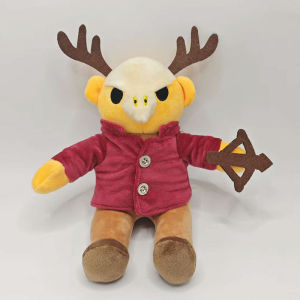 99 Nights In The Forest Deer Plush Toys Movie Stuffed Animals Black Red Deer Brown haired little man Toy for Kids Christmas Gift
