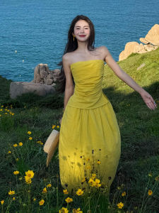 Y6Y | Off Shoulder Strapless Long Dress