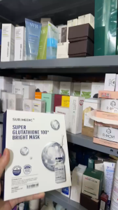 [TEM PHỤ+ VAT] Mặt Nạ Vi Sợi Dưỡng Trắng đều màu Hàn Quốc SUR.MEDIC Super Glutathione 100 Bright Mask
