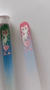 Good luck befalls! Color Nano Nail Glass File Shiny Nail File Polishing Glossy Nail Care Tools (Infants and Young Children Can Use)