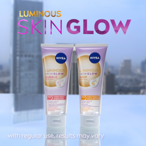PACK OF 2 NIVEA Face Cleanser Luminous Skin Glow Whip Foam for radiant & glowing skin 100ml