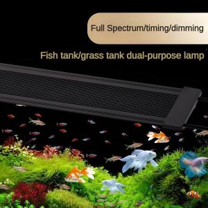 Pro đèn LED cho hồ cá 10000k quang phổ đầy đủ với bộ đếm thời gian & Dimmer hợp kim làm mát chống nhấp nháy cho cá/bể chứa cây cối