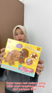 Mainan Anak Electric Cute Pet Anjing Gerak Berjalan Musik Pakai Tali Mainan Anak Best Gift Mainan Anak Perempuan - Mainan Anak Laki Laki