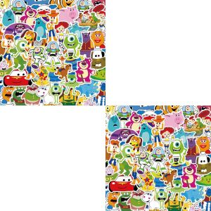 Disney Pixar Animation Stickers Bộ Sưu Tập 100 Chiếc Xe Đua Câu Chuyện Đồ Chơi Buzz Lightyear Strawberry Bear Ham Pig Dễ Thương Vỏ Điện Thoại Di Động Máy Tính Xách Tay Đề Can Chống Thấm Nước