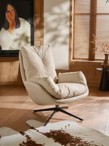 FEISHANGLIJIA | Italian Luxury Simple Rotatable Sofa Chair for Single Person