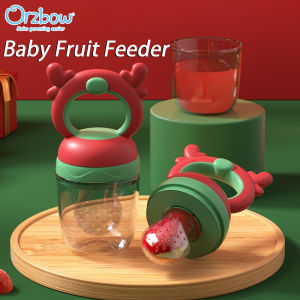 Orzbow Baby Pacifier Fresh Food Fruit Nibbler Feeder Nipple Feeder Multifunction Baby Fruit Feeder Pacifier Teething Toy