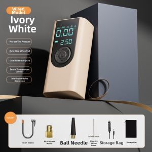 HELLOLEIBOO | Portable Wireless Inflator Pump with Pressure Gauge