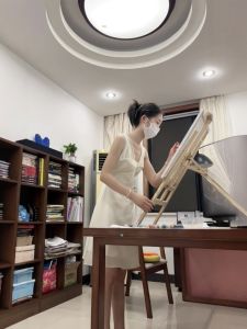 VKSOD | Váy chữ A không tay màu nâu nhạt kiểu Pháp cổ chữ V eo cao váy ngắn mùa hè mới váy bó sát váy vest