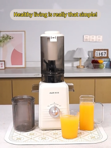 Electric Slow juicer Cold press slow masticating juicers fruit extractors Unique Filter Wide Feeding Chute Detachable Easy Clean juice blender