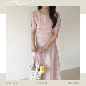 ชุดเดรสยาว ชุดเดรสเรียบร้อย ลดรูปแบบ น่ารัก เนื้อผ้าฝ้ายสูงสุด กระโปรงยาว สีทองเข้ารูป ที่ดีในกระโปรง ซื้อที่ทันสมัย สวยงามให้ความสวยงามมากขึ้น