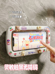 Kệ Để Đồ Phòng Tắm Chống Thấm Nước Treo Tường Không Cần Đục Lỗ Kệ Để Điện Thoại Di Động Trong Phòng Tắm Kệ Góc Phòng Tắm Bằng Nhựa