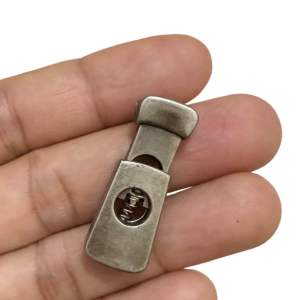 5 cái - Nút chặn nhựa hình thẻ bài màu đen phổ thông dùng chặn dây rút áo khoác balo túi rút trang trí cố định đồ vật