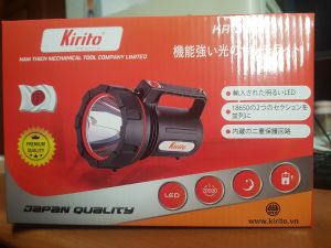 Đèn Pin Nhật chính hãng hiệu KIRITO JAPAN siêu sáng lâu hết pin cầm đầm tay Đèn Pin Màu Xám Đen Thiết Kế Đầm Tay - Lazada