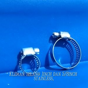 KLEM SELANG GAS 5/8 INCH GALVANIS KLEMAN SELANG 1 INCH GALVANIS KLEM SELANG GALVANIS