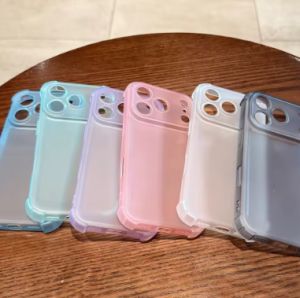 Airbag TPU Shockproof Case For iPhone 17e 16e i17e i16e 5G Soft Silicone Clear Phone Protection Back Cover for iPhone 17E 16E