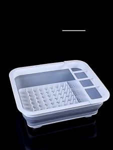 Happy Home ที่คว่ำจานพับได้ 2550 แบบพับได้ จุดออกแบบพับได้ พื้นที่ที่คว่ำจานอเนกประสงค์ ราคาถูกต้อง