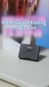 Jasoz HDMI Switch Bi-Direction 4K 60Hz HDMI Switcher 1x2/2x1 Adapter 2 in 1 out Converter for PS4/3 TV Box
