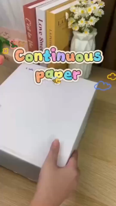 (ถูกสุด) 👉 กระดาษต่อเนื่องเคมี กระดาษเคมี continuous paper A4 A5 1000แผ่น (241mm 280mm) 9.5x11นิ้ว (241mm  140mm) 9.5x5.5นิ้ว 2ชั้น 3ชั้น 4ชั้น เต็มแผ่น/ฉีกครึ่ง