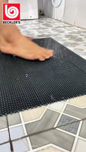 (Becklers) Keset PVC 40x60CM Anti Slip Kamar Mandi / Dapur 6MM HIGH QUALITY