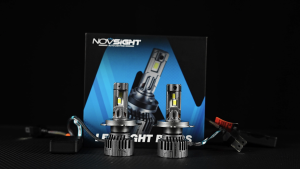 Super Bright Novsight T24 LED Headlight Bulbs H4 9003 HB2 LED Lights for Car High/Low Beam 130W 28000LM 6500K Plug&Play 2Pcs 1 Year Warranty