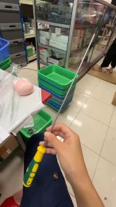 Obeng Minus 12 Inch Diameter 4mm Panjang Besi 30cm Magnet Gagang Karet