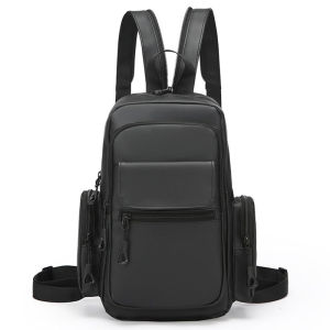 Men Climbing Chest Bag Travel Multi Pocket Backpack Outdoor Climbing Cycling Handbag Small Sport Pouch College Weekend Schoolbag