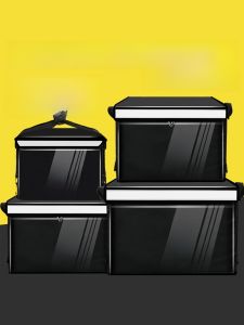 หนาขึ้น กล่องส่งอาหารกันน้ําขนาดเล็กกล่องอาหารกลางวันฉนวนสําหรับ Couriers Outdoor Camping Travel Picnic Bbq Ice Pack