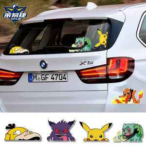 Pikachu Psyduck Charmander Pokémon Pokemon Pokemon Reflective Automobile Sticker Car Body Sticker