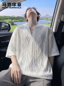 Mark Fairwhale | American Streetwear Knit Lightweight Loose Tee