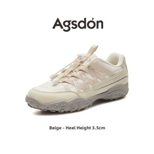 Agsdon | Thick Sole Hiking Breathable Outdoor Sneakers for Women