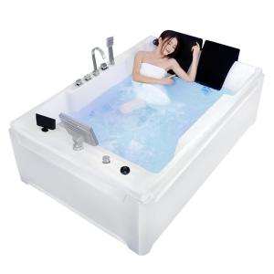 SUNRANS | Couples Massage Bathtub Thermostatic Heating Large Capacity Smart Japanese Style Surf