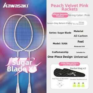 Kawasaki | Professional Offensive Lightweight Carbon Fiber Badminton Rackets