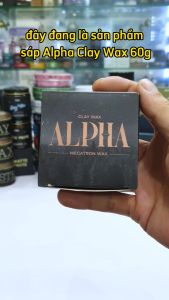 [CHÍNH HÃNG] Sáp vuốt tóc Alpha Clay Wax 56gr + Quà Tặng Gôm Buttefly 150ml và Lược
