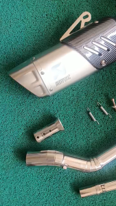 Honda RS 150 Stainless Elbow + Akrapovic K10 with DB Reducer