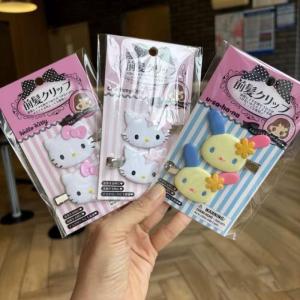 Sanrio | Sanrio Hello Kitty Cartoon Kawaii Hair Clip Two Trackless Side Clips Anime Peripheral Bangs Clip A Birthday Gift for Girls
